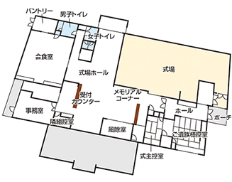 JA埼玉中央 東部見取り図